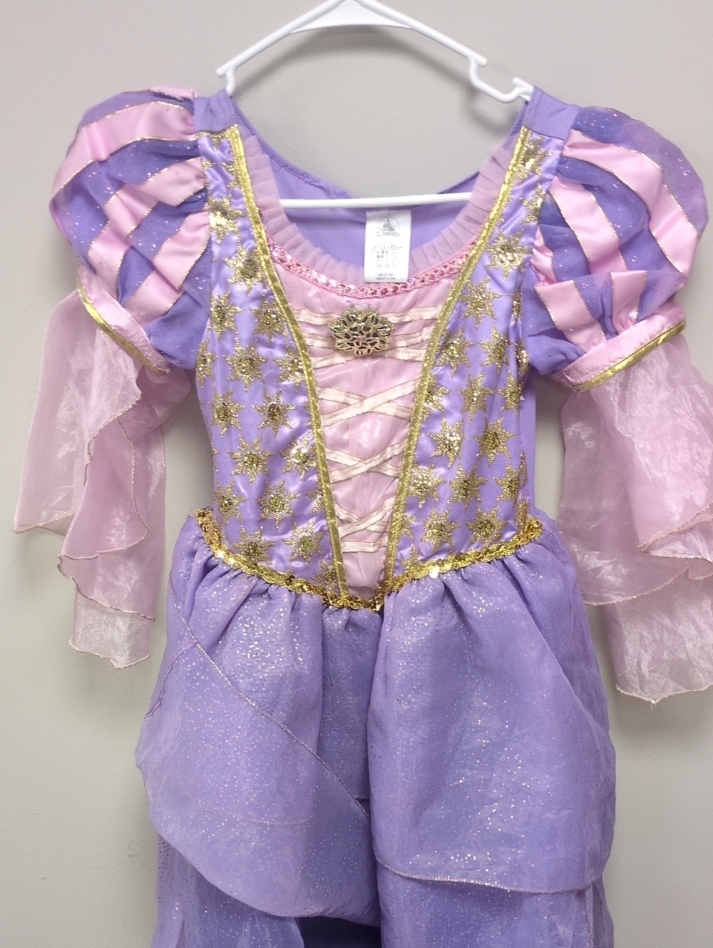 Disney Purple and Pink Princess Theater Costume Dress with Gold Trim